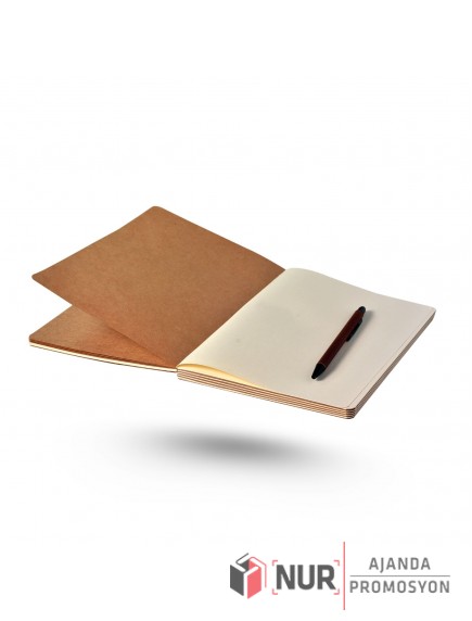 Sert Kapaklı Tarihsiz Ajanda Defter